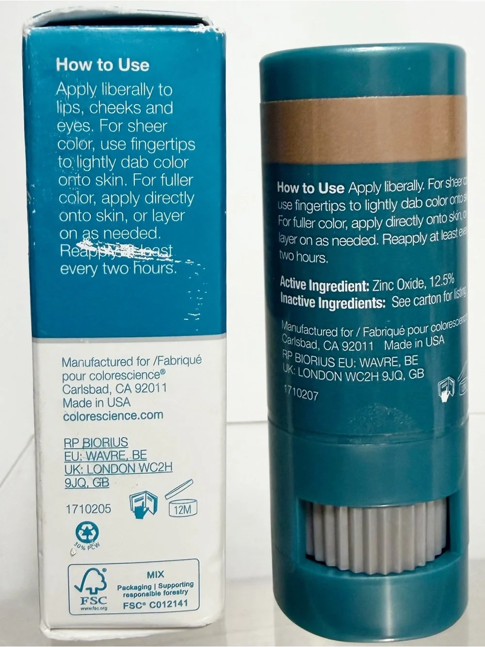 Colorescience Sunforgettable GLOW Total Protection Color Balm SPF 50 - NIB